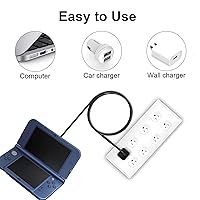 Vista 5 de Alitutumao Cable de carga USB 3DS compatible con 3DS XL, nuevo 3DS, 3DS XL, 3DS, 3DS, 2DS XL, nuevo 2DS, 2DS XL, 2DS, DSi, DSi XL