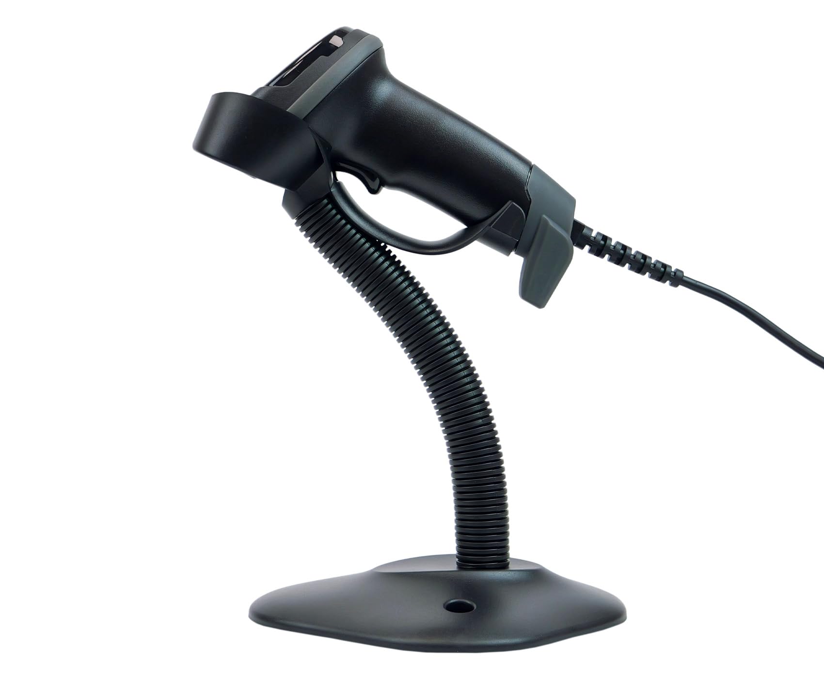 HDWR HD870A Lector QR Aztec y código de Barras con Base, USB | Escaneo automático en la base, COM virtual, con cable, para caja y quiosco
