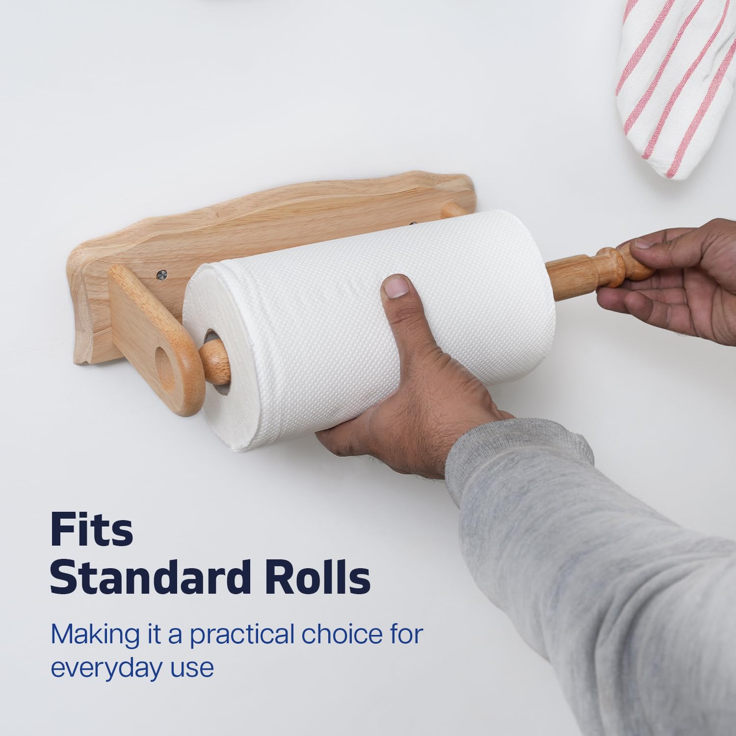 Besto Kitchen Roll Holder Wall Mounted, Skin - Image 4