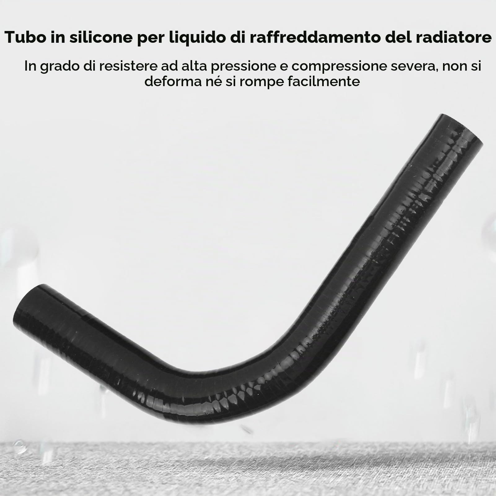 Kit Tubi Radiatore Silicone per Samurai 1986-1995, Radiator Coolant Hose Leakproof ad Alta Resistenza Termica, Set 7 Pezzi per Raffreddamento Motore Auto