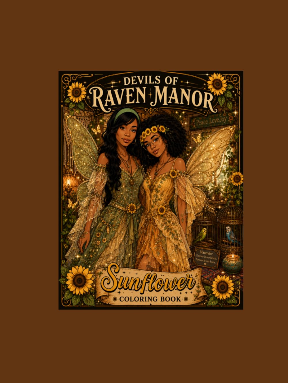 The Devils of Raven Manor Part Two, Sunflower Coloring Book