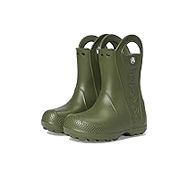 Crocs Handle It Rain Boot T, Stivali Unisex – Bambini e Ragazzi, Verde Militare, 23, 24 EU