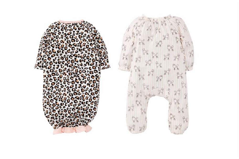 Mud Pie Baby Girls' Leopard Grow Gift Set, 0-6 Months