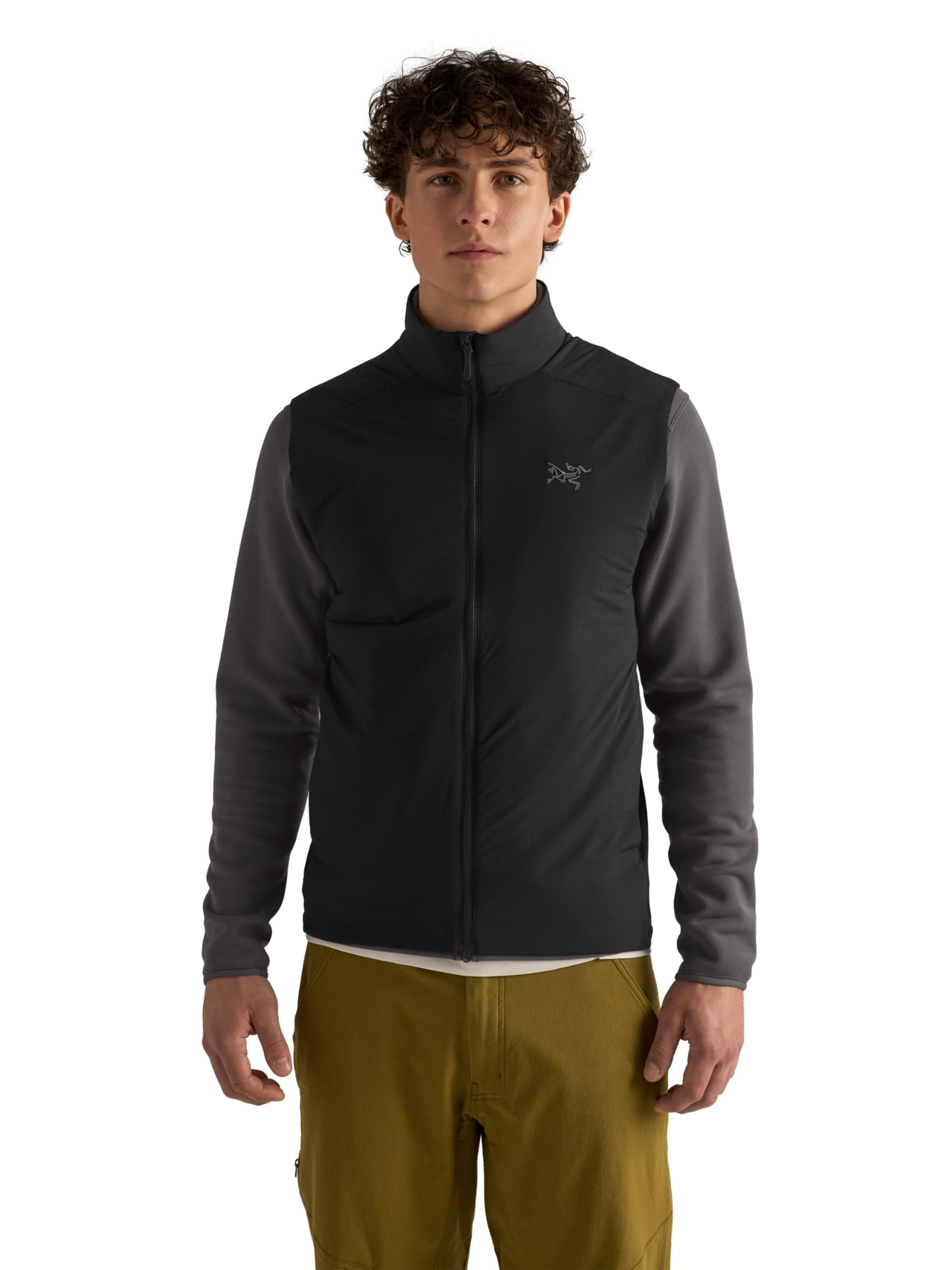 Atom Vest Men's | Warm-Even-When-Wet Synthetically Insulated Vest | Black, Large
