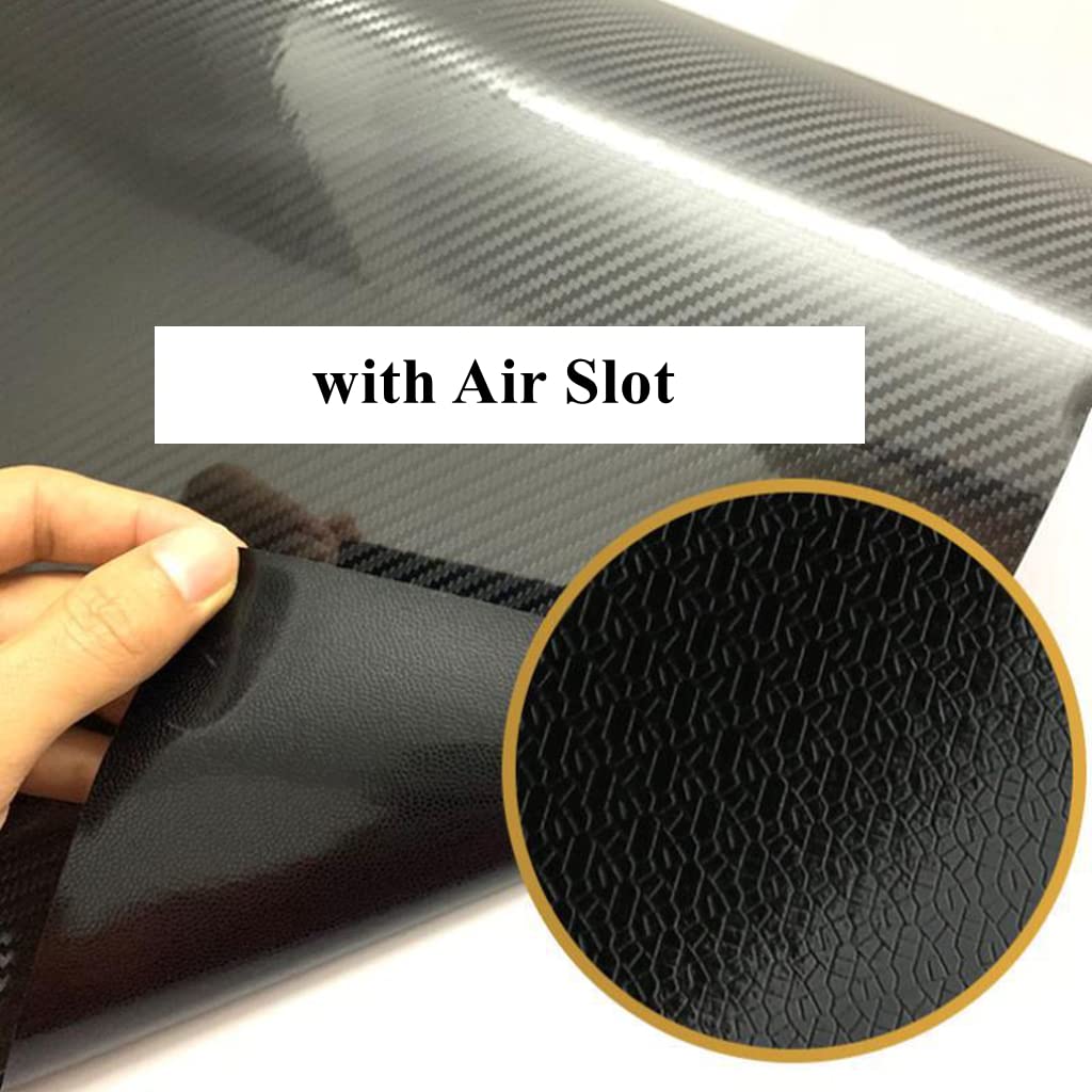 Pellicola Adesiva Fibra Di Carbonio 3D | 152x30 Cm Nero | Per Auto, Moto E Decorazioni Fai Da Te - Foto 11
