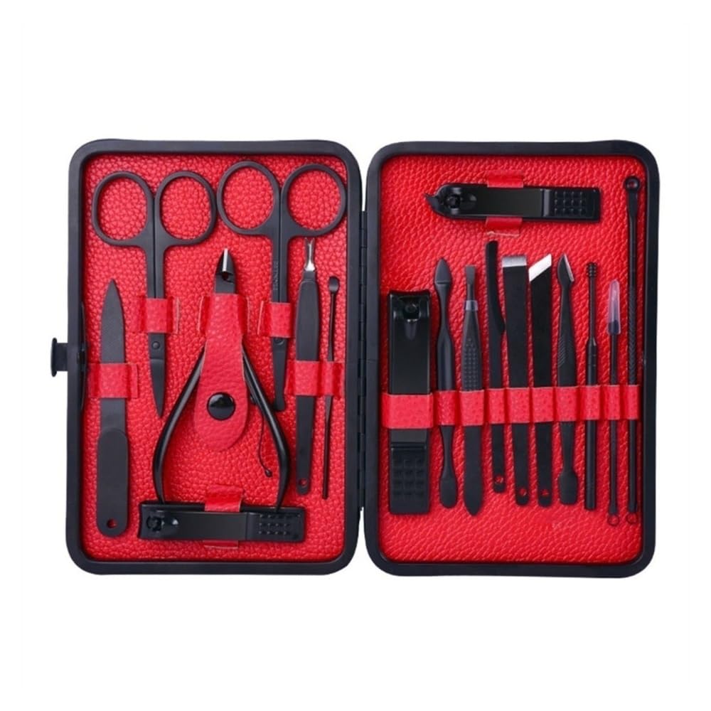 Obcinacz do paznokci Manicure Set, Stainless Steel Nail Care Set, Professional Fingers & Toes Nail Grooming Tool, Portable Pedicure Kit for Men Women Zestaw do pielęgnacji paznokci