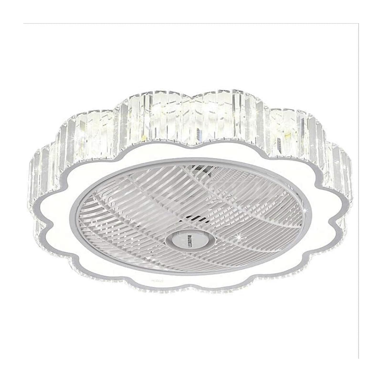 Luz invisible ventilador de techo para comedor y salón moderno 8