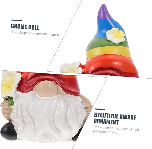 Miniatura 5 de Abaodam Adorno de gnomo Dinamarca, Noruega, gnomo, accesorios de Navidad, gnomo en miniatura, figura de elfo sueco, gnomos en miniatura, gnomos para