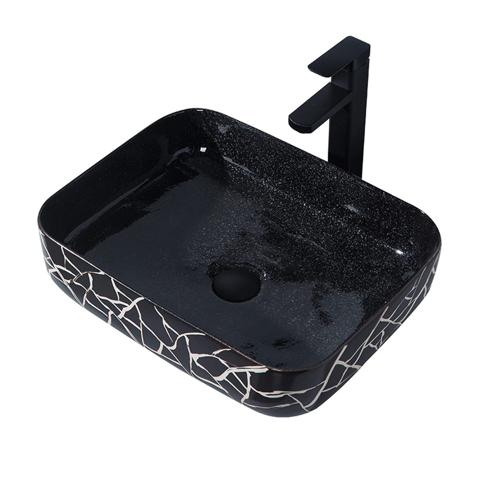 Umywalka Nablatowa Do Łazienki, Porcelanowa Umywalka Nablatowa Do Garderoby, Stylowa Ceramiczna Umywalka