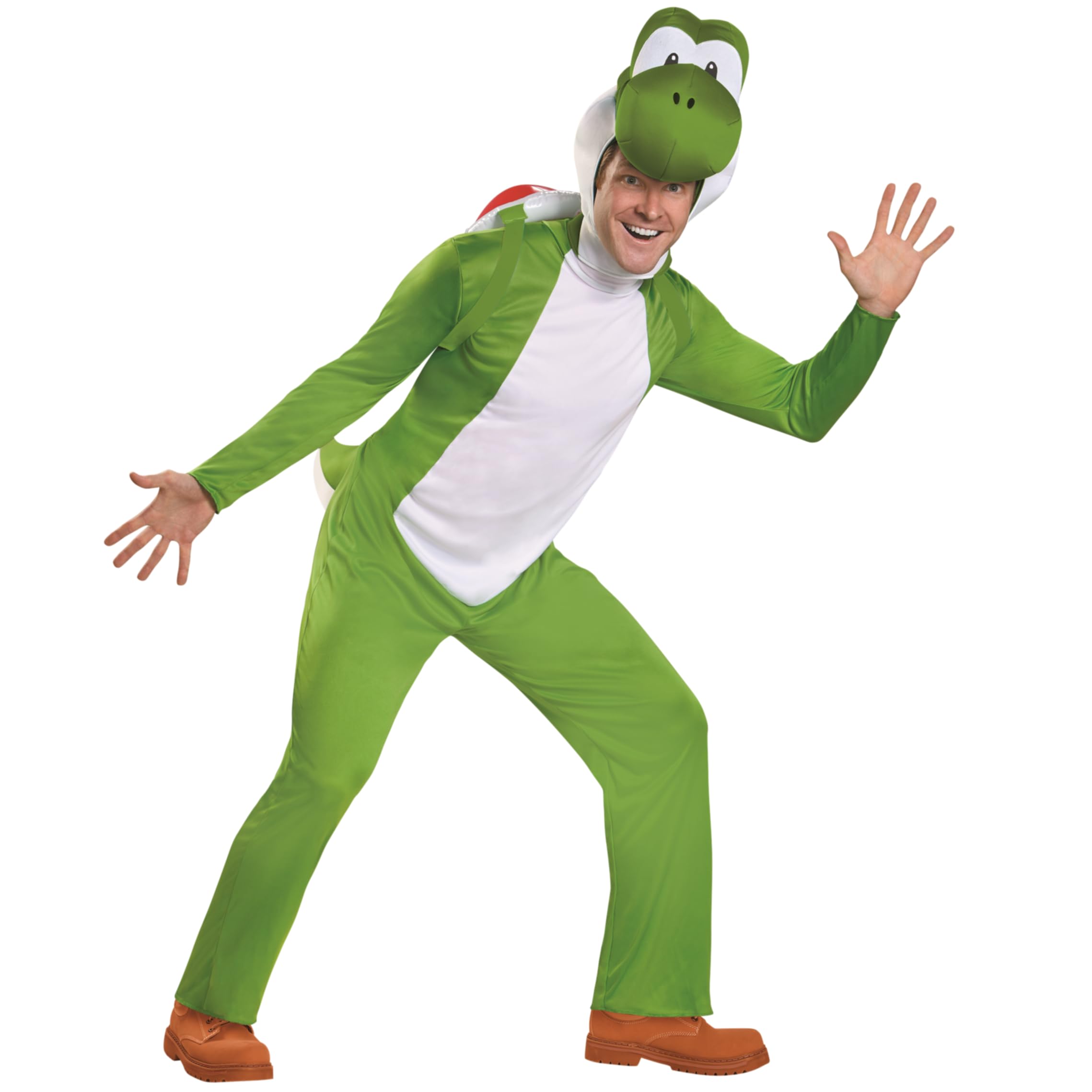 Disguise DIS85170C Super Mario Yoshi Costume Deluxe Nintendo, Mens X-Large