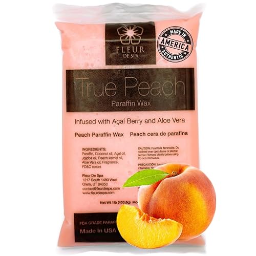 Miniatura 53 de FLEUR DE SPA - Recambios de cera de parafina de 1 libra - Fabricado en Estados Unidos - Infundido con aceites de coco y jojoba - Hidratante