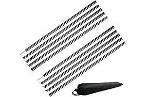 Long Leaf Tent Poles, Adjustable Rods for Camping Trips