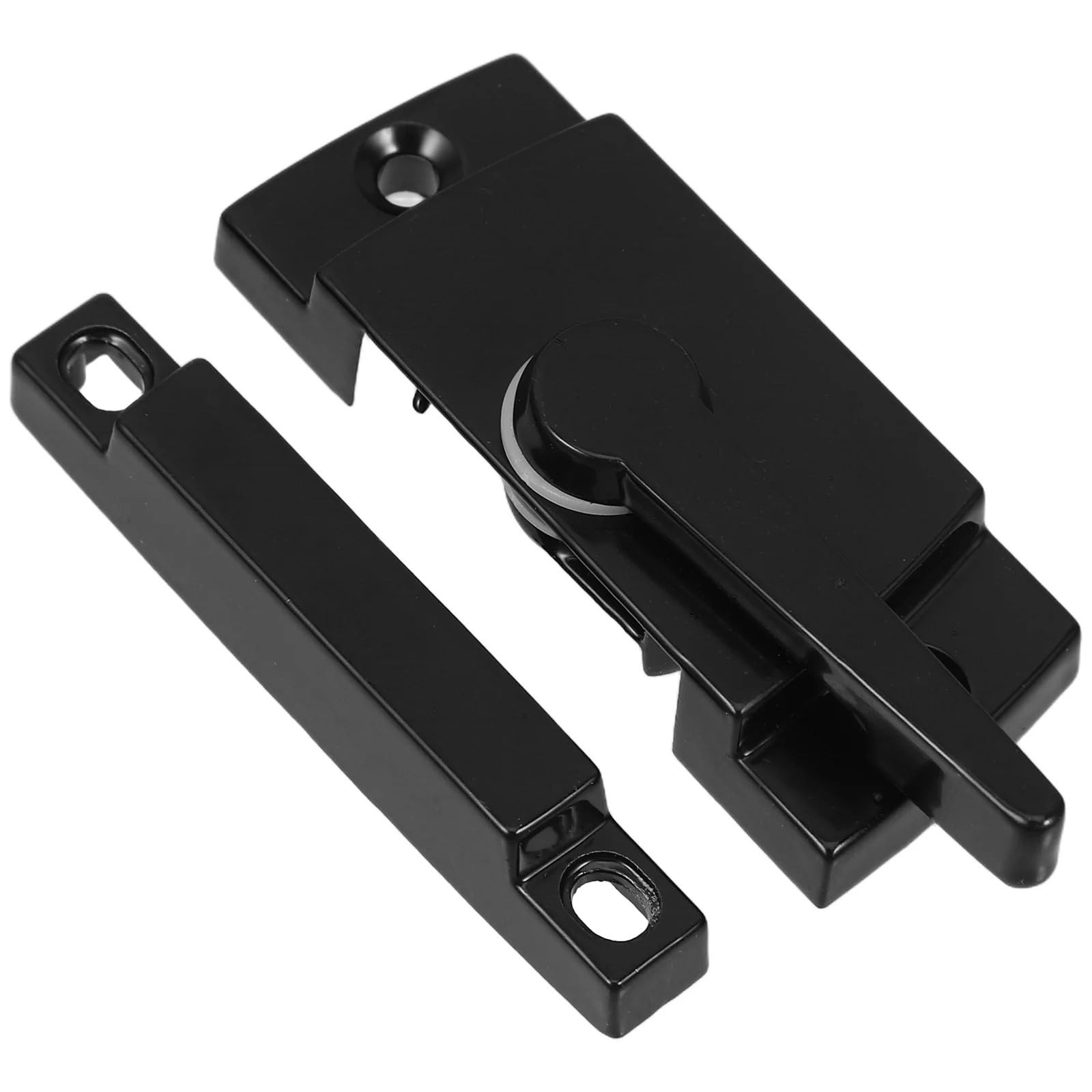 2 Set Sliding Window Sash Lock Replacement Zinc Alloy Vintage Crescent Design Secure for Horizontal Windows