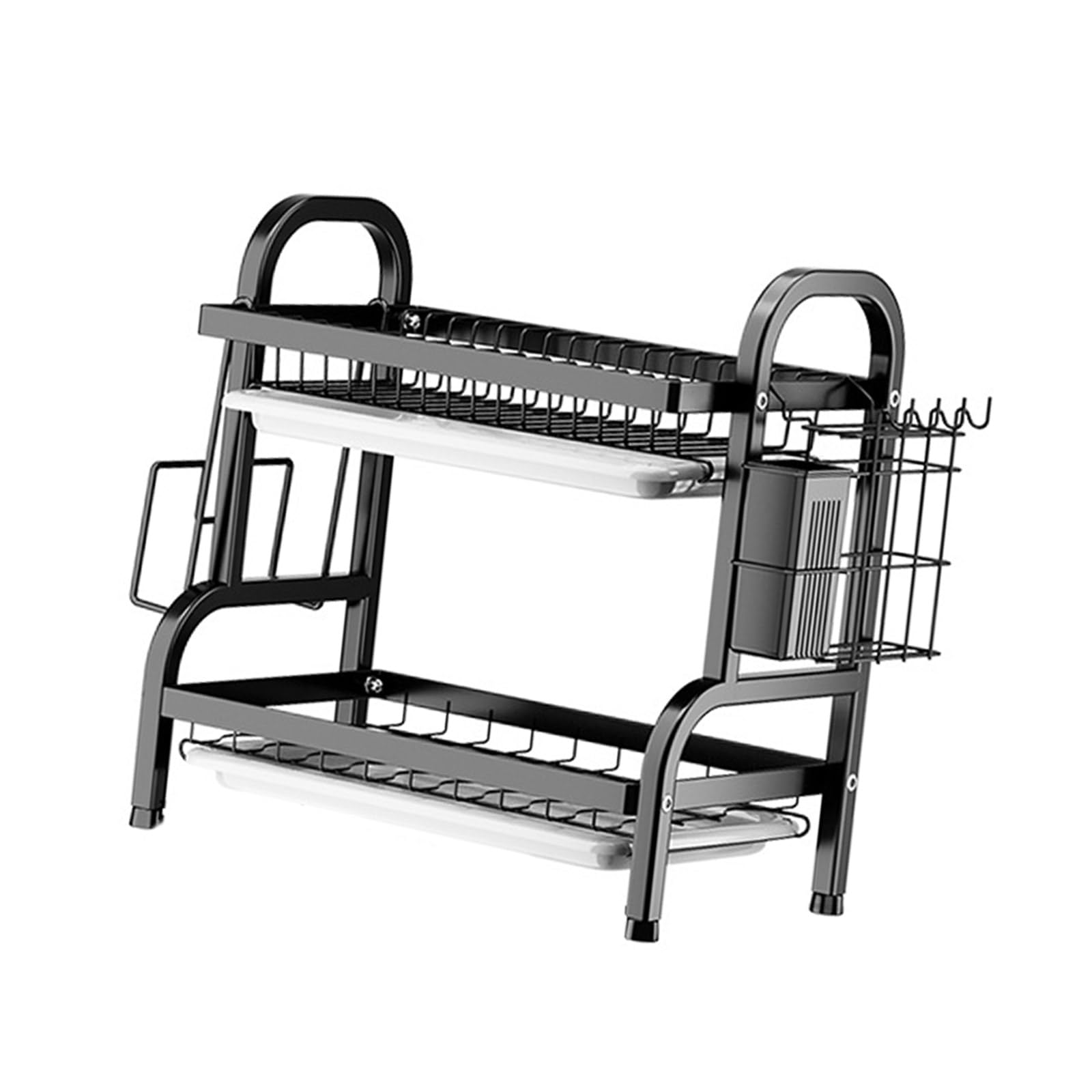 Nucelit Sturdy Iron Kitchen Storage Shelf for Storing Cookware and Tableware Accessory for Culinary Enthusiasts Easy to Use Kitchen Organizers