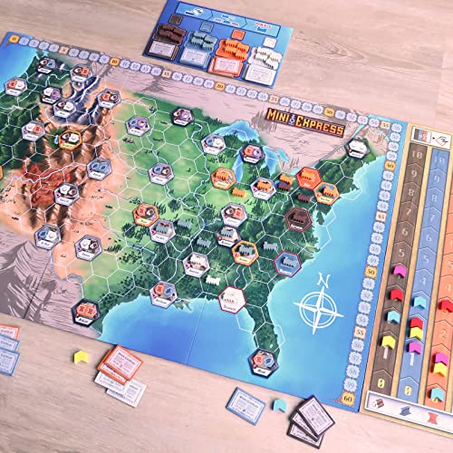 Mini Express juego de mesa estratégico para 1-5 jugadores miniatura 3