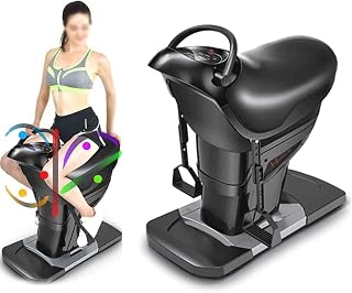 Máquina eléctrica para montar a caballo – Entrenador abdominal de simulación 3D, 20 velocidades, pantalla LCD, diseño compacto para entrenamientos en casa