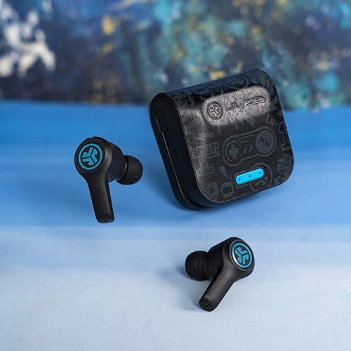 Miniatura 2 de JLab JBuds Air Play - Audífonos inalámbricos para videojuegos, más de 30 horas totales de Bluetooth 5 tiempo de reproducción, latencia súper baja