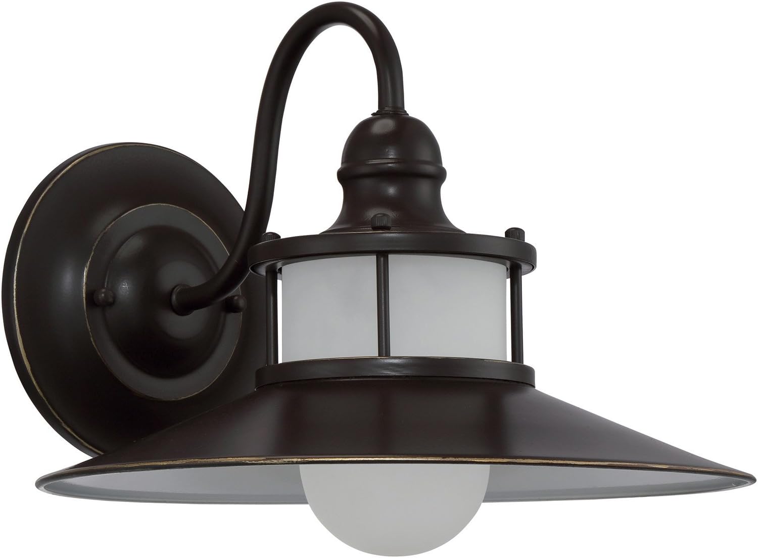 Quoizel NA8409PN New England 1-Light Outdoor Lantern, Palladian Bronze