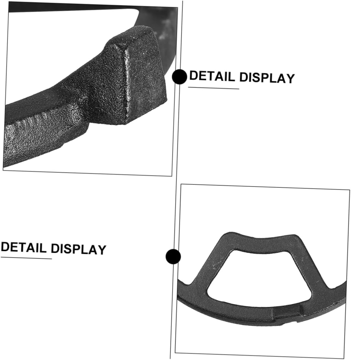 Gas Stove Bracket Cast Iron Wok Ring Heatproof Wearproof Easy to Clean Stove Accessory