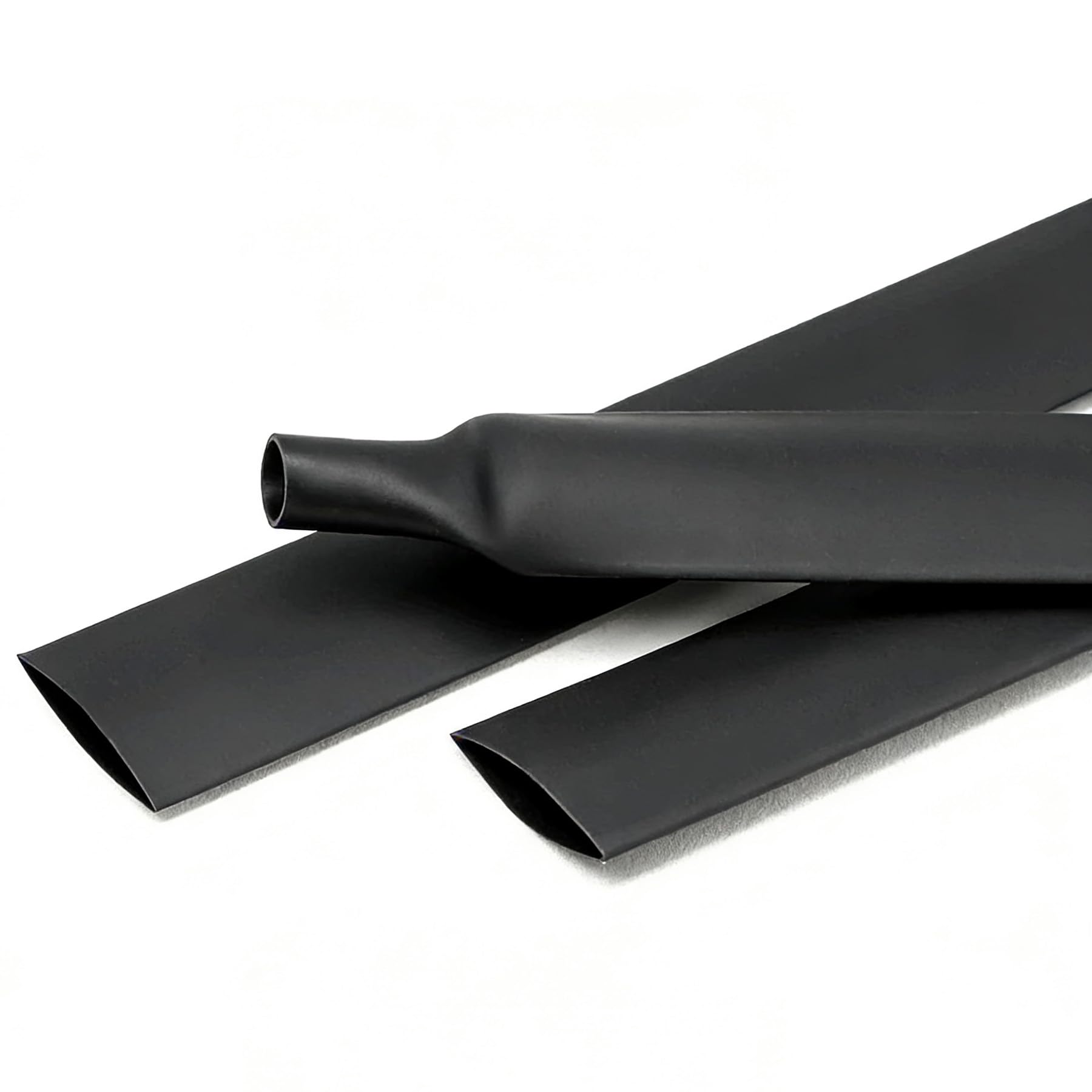 LEPEVNEY 16mm Heat Shrink Tubing 2:1 Ratio Heat Shrink Sleeving for Electrical Insulation Wire Repair Cable Protection, Black, 16mm * 7M