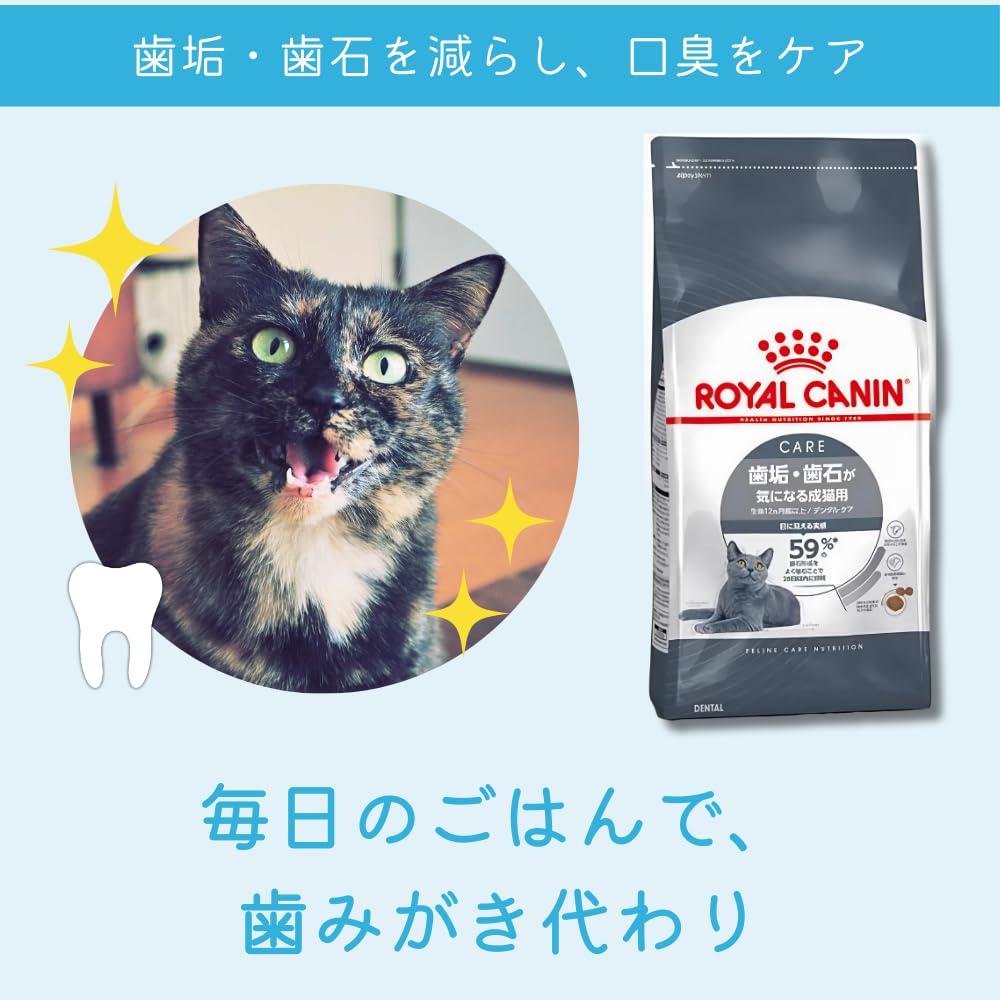 Amazon | ロイヤ ルカナン オーラル デンタル ケア 猫用 【 1.5kg