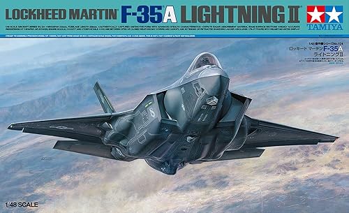 Miniatura 2 de TAMIYA Lockheed Martin F-35 A Lightning II Kit de modelado de plástico, escala 1/48