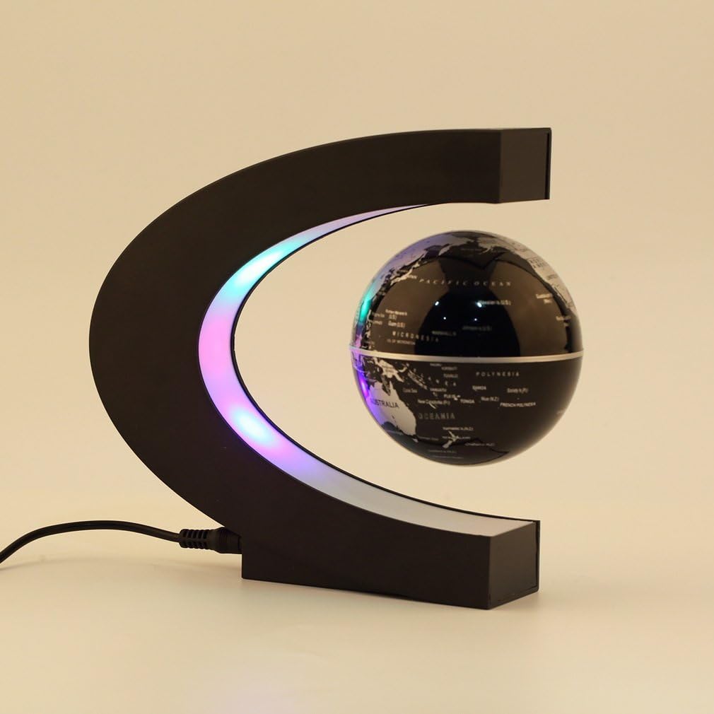 (TM) Decor Home Electronic Magnetic Levitation Floating Globe Antigravity magic/novel light BXmas Decoration Santa irthday Gift