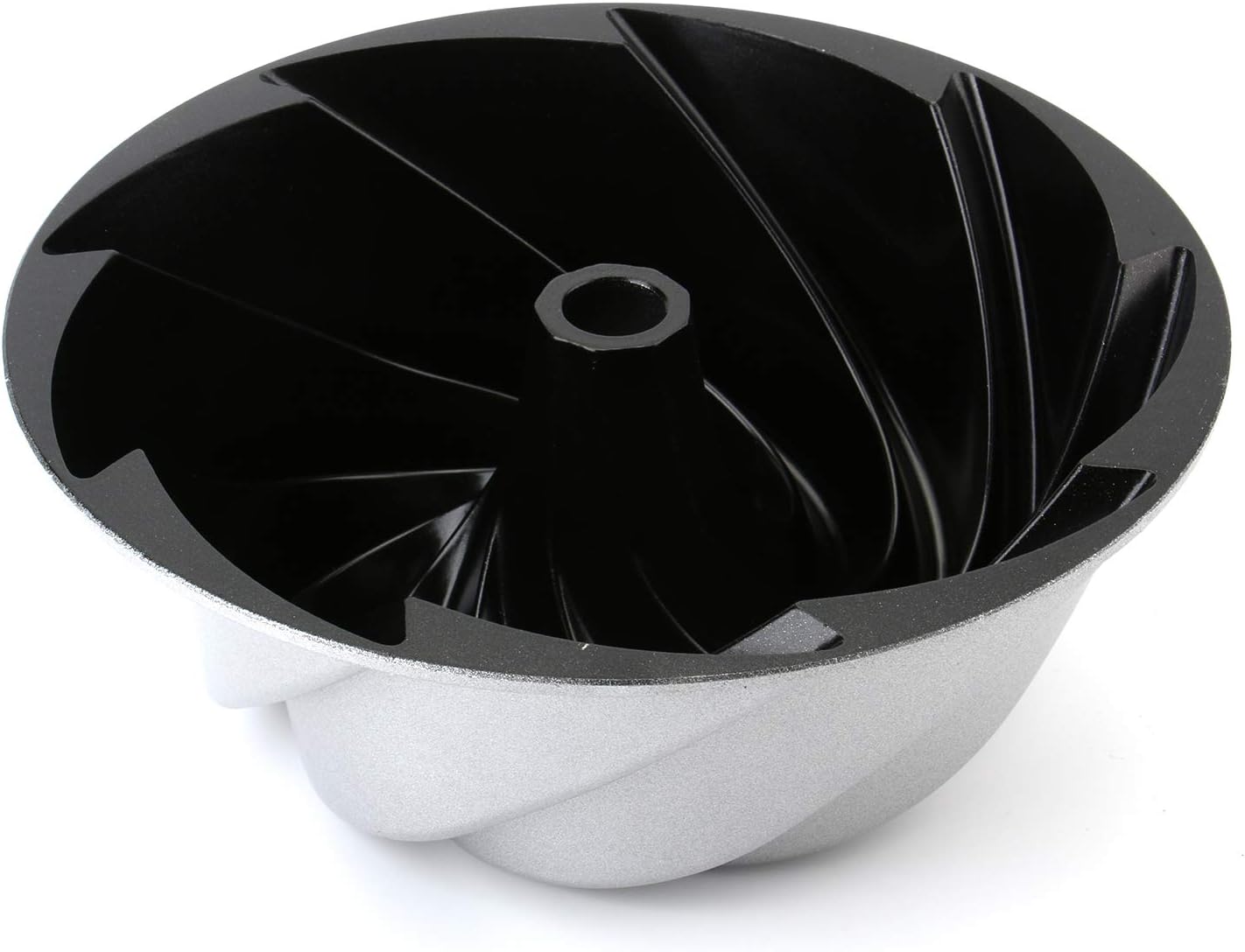 Tosnail 9-Inch Non-Stick Fluted Cake Pan Round Cake Pan Specialty and Novelty Cake Pan