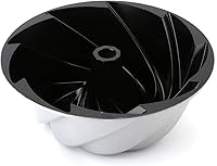 Vista 2 de Tosnail Molde para tartas estriado antiadherente de 9 pulgadas, molde redondo para tartas especiales y novedosas