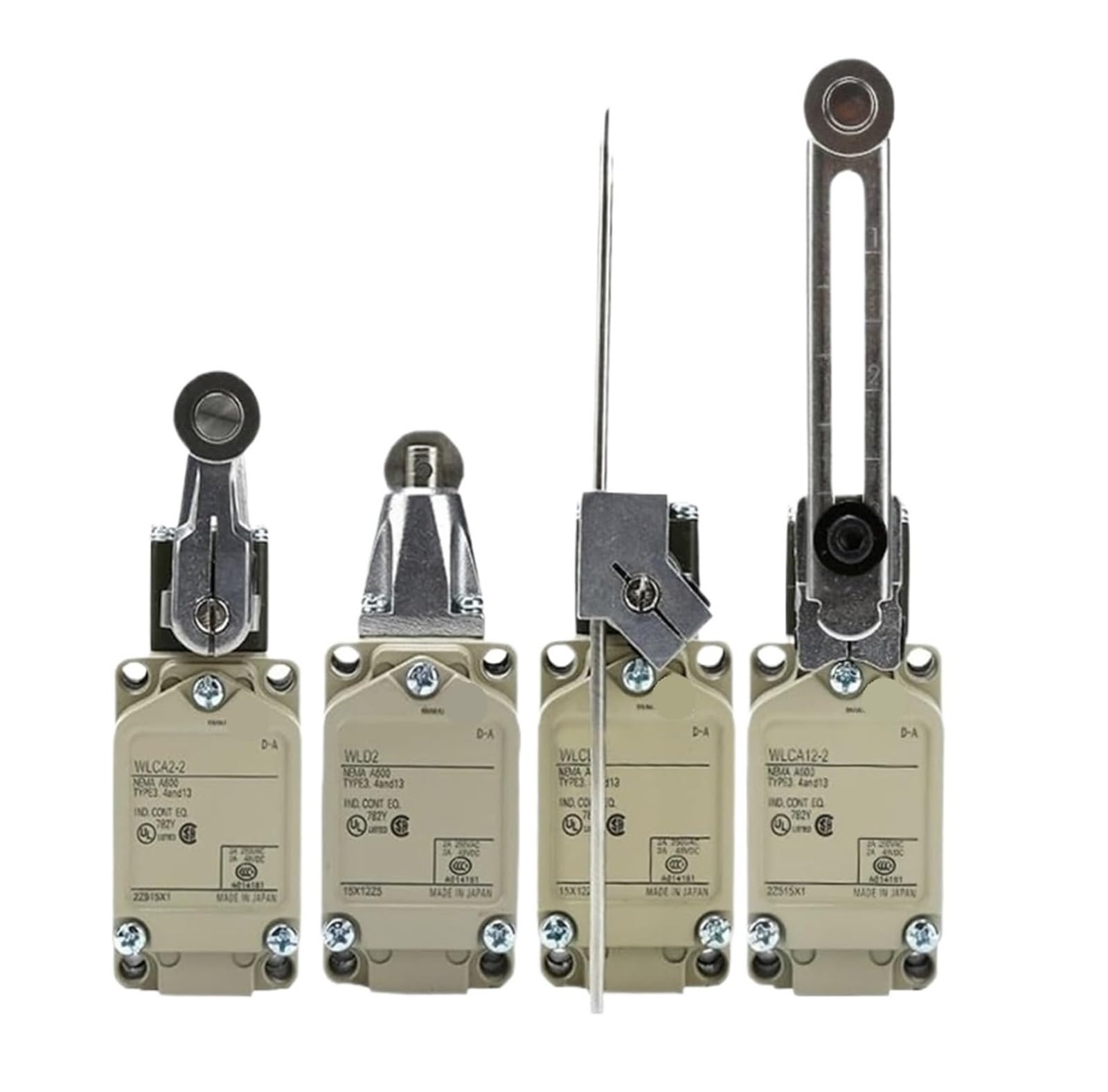 KSZHZYMGX 1PCS Limit travel switch WLCA2-LD-N WLCA2-2LD-N WLCA12-LD-N WLCA12-2LD-N(WLCA12-LD-N)