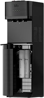 Brio Bottleless Water Cooler Dispenser w/ 2-Stage Filters (Included) removes PFAS & Microplastics for Clean Drinking Water, UL Certified | 3 Temp (Hot, Room, Cold) w/Child Safety Lock & LED Display