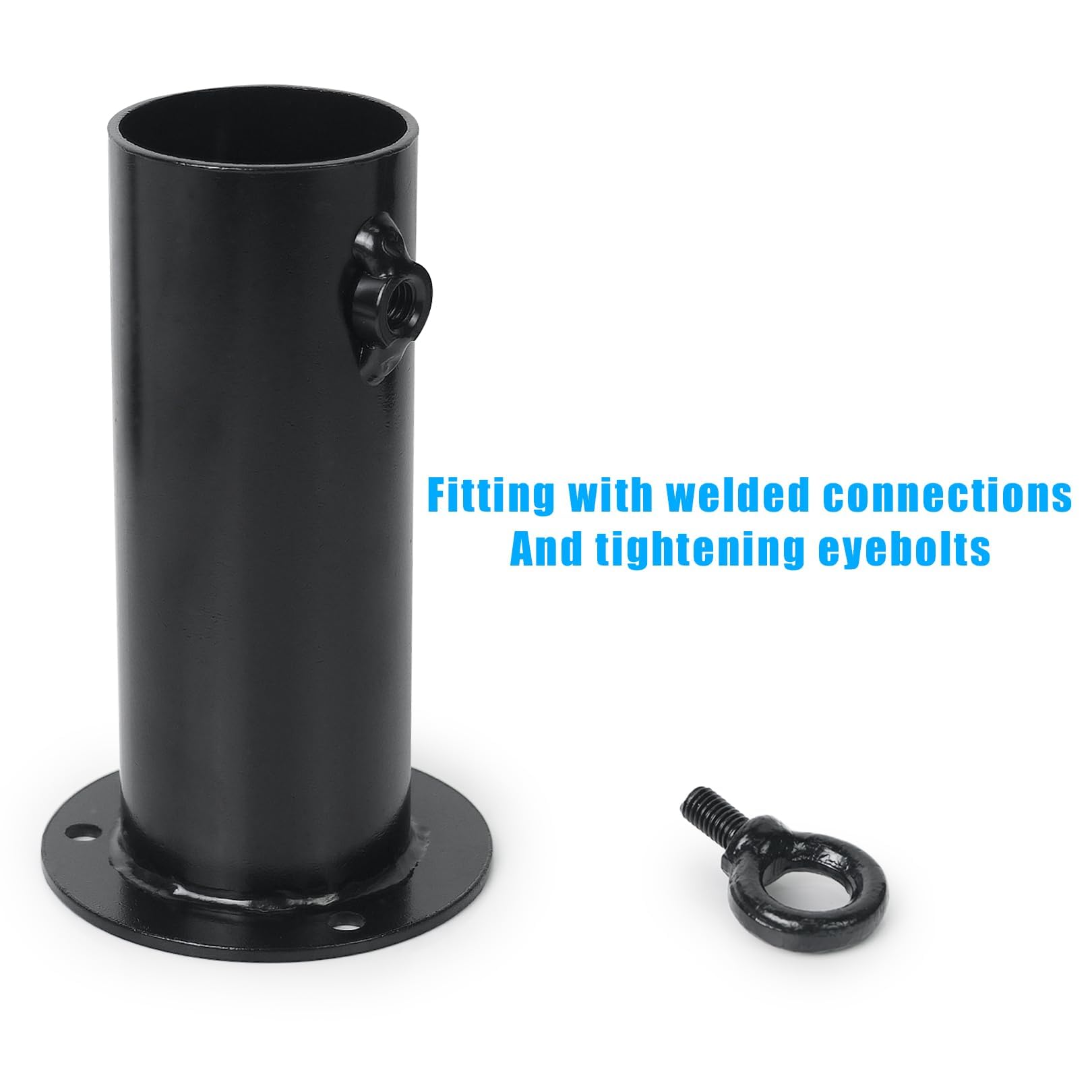 Aoneky 4pcs Short Foot Pad - 1 3/8'’ - Base Plate Fitting for Golf Basebal Batting Cage Canopy