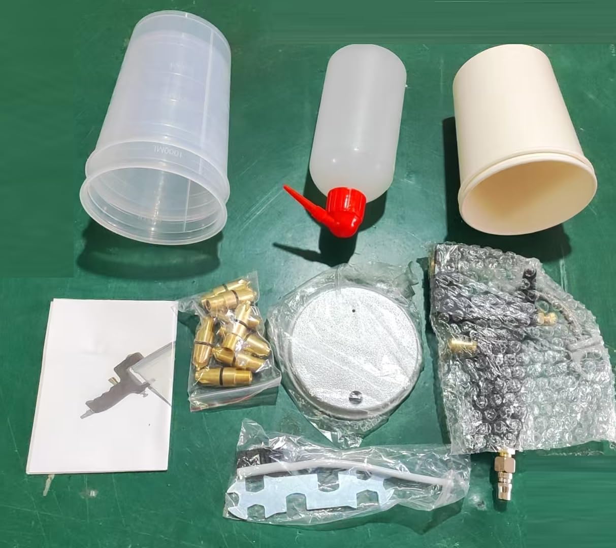 LFI 0NE SET Professional Grade Cup Gun Sprays Gelcoat or Resin resin fiberglass Laminating Roller project kit for composite fiberglass tool fiberglass roller product thumbnail 4