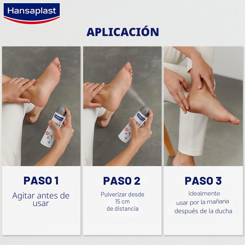 Hansaplast Fuß Spray Silver Active, 150 ml Solución
