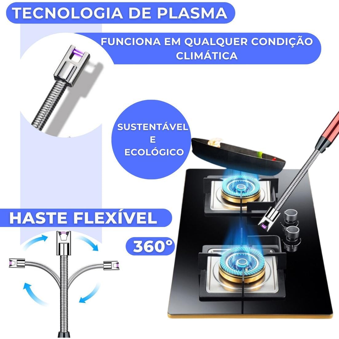 Isqueiro Acendedor Elétrico USB Recarregável – Toque de Botão, Sem Gás, À Prova de Vento, Ideal para Fogão, Churrasco, Velas e Cozinha (Cores Sortidas) Isqueiro Acendedor Elétrico USB Recarregável – Toque de Botão, Sem Gás, À Prova de Vento, Ideal para Fogão, Churrasco, Velas e Cozinha (Cores Sortidas)