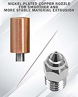 Vista 4 de Kit de bloque de calentador de extrusor de 0.016 in para Sprite de alta temperatura 572.0 °F compatible con FDM, Ender 3 S1, Ender 3 S1 Pro