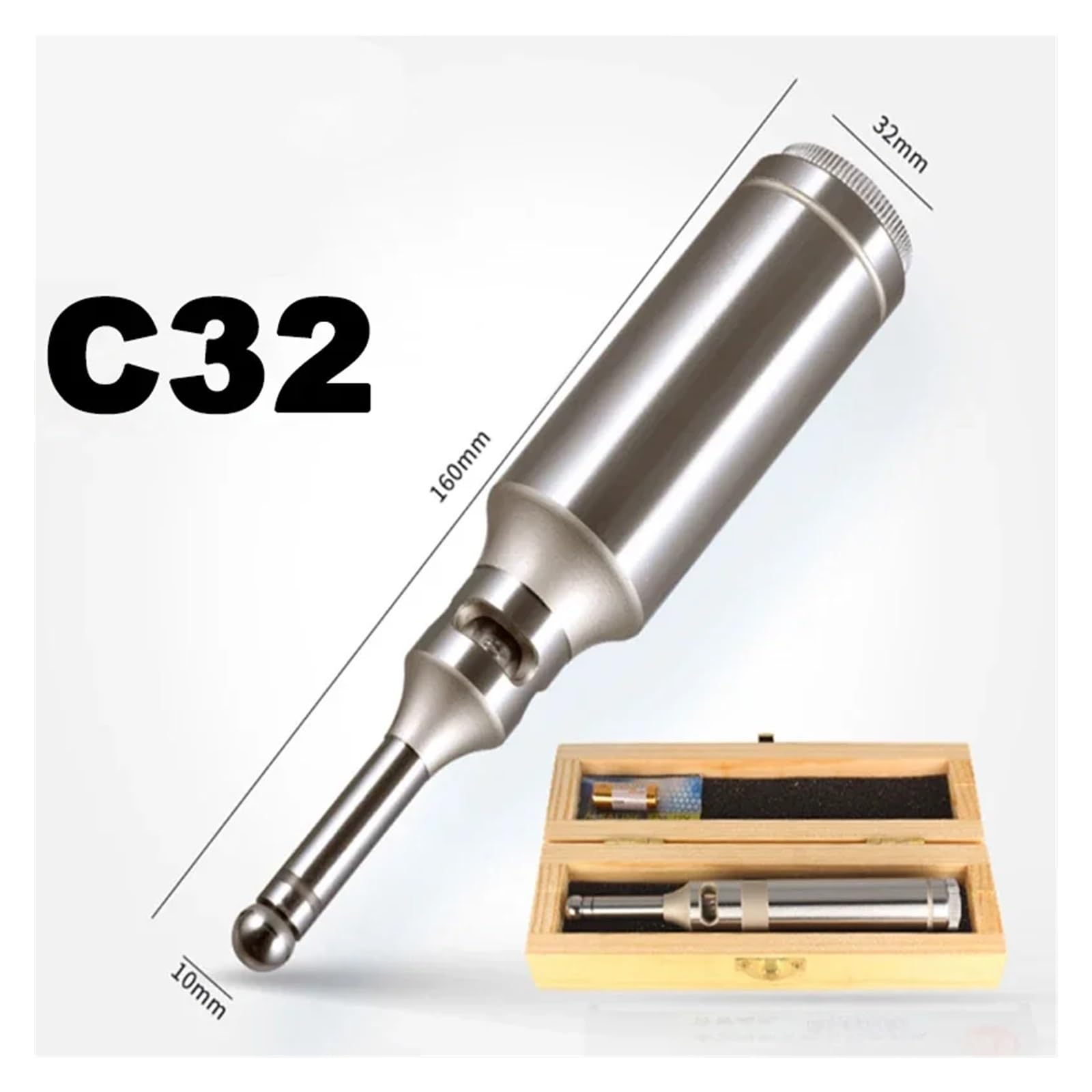 Detektor krawędzi C16 C20 C32 fotoelektryczny czujnik krawędzi czujnik punktu dotykowego maszyna CNC precyzyjny dźwiękowy czujnik krawędzi punktu dotykowego(C16)