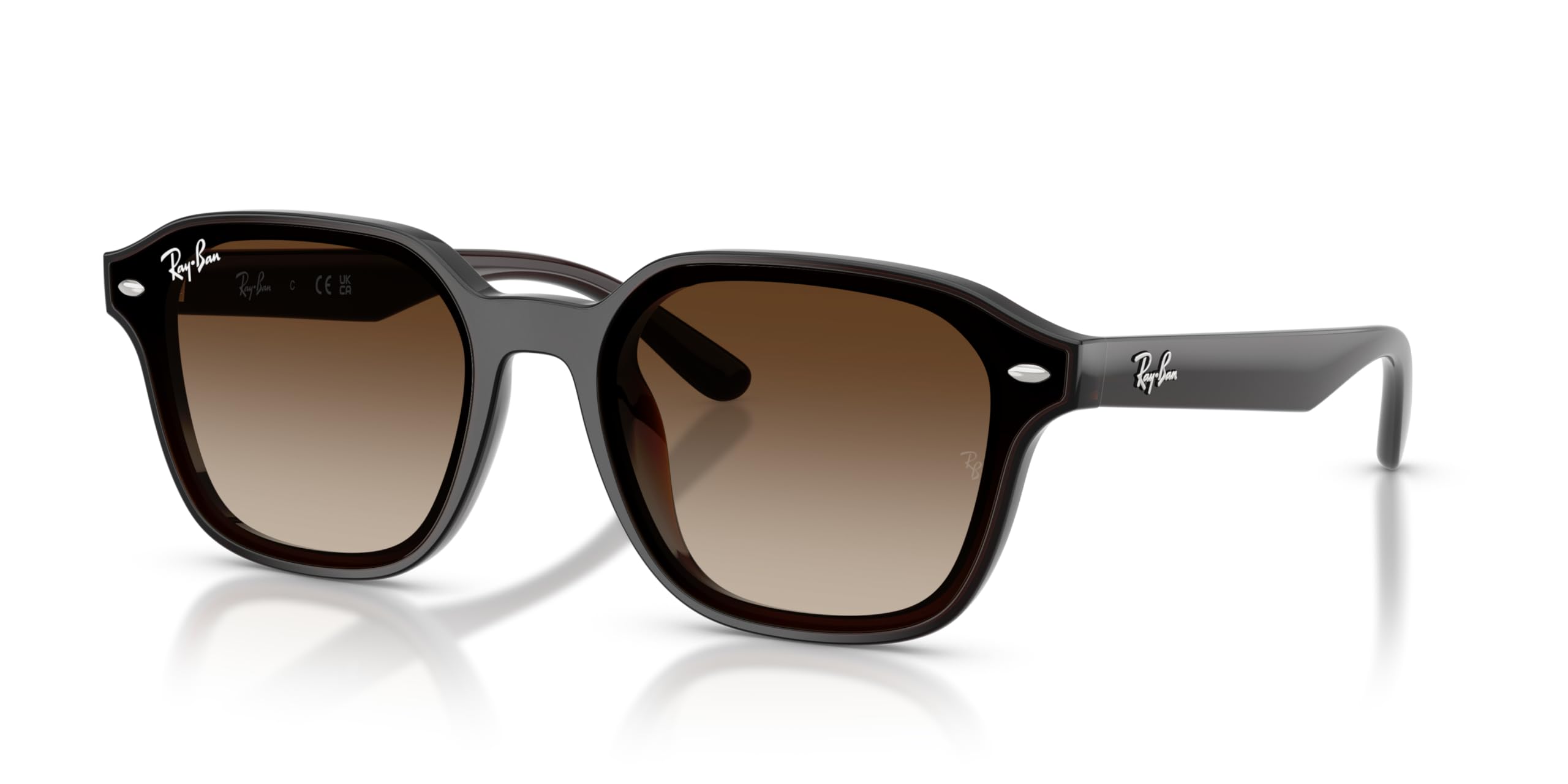Ray-Ban Quadratische Unisex-Sonnenbrille, Rb4458d
