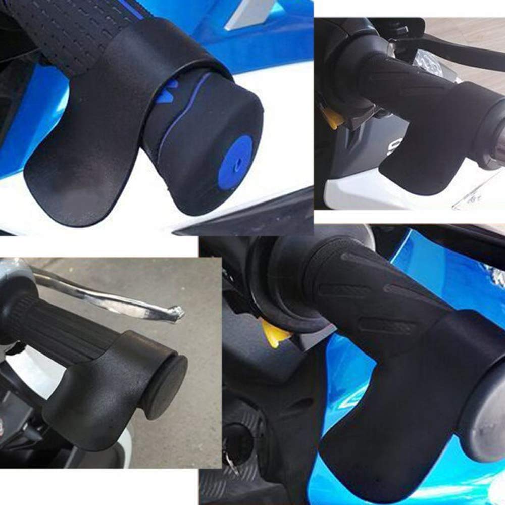 POFET Reemplazo para E-Bike Moto Scooter Universal 7/8" Manillar Manillar Manillar Manillar Manillar Manillar de la Motocicleta Control de Crucero Asistente de Control de la Muñeca Clip(Negro)
