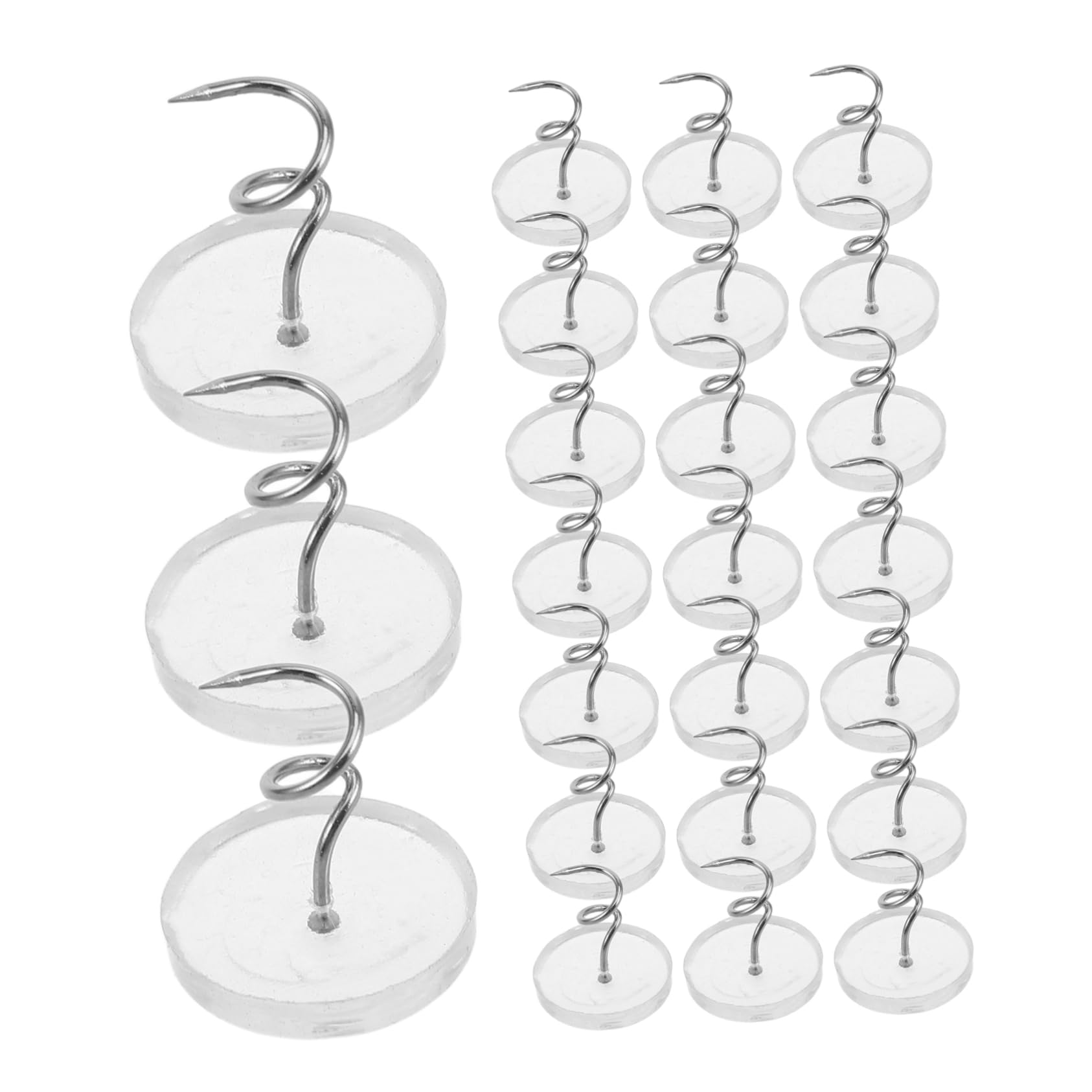 AUTSUPPL 100pcs Fasteners for Upholstery Bed Skirts and Furniture Bed Holders for Home Use for Sofas and