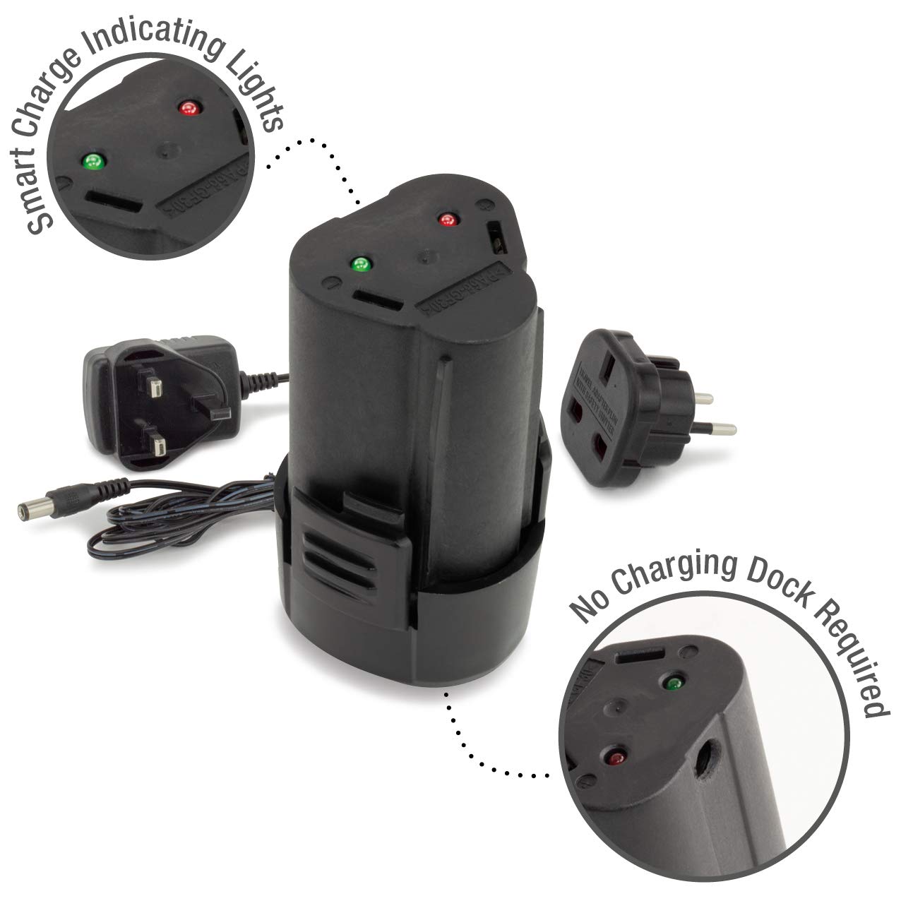 Tacwise 1586 140-180EL Grapadora a Batería 12V | Utilizza Grapas 140 / 6-12 mm y Clavos 180 / 10 mm, Incluye 200 Grapas y Bolsa en Neopreno