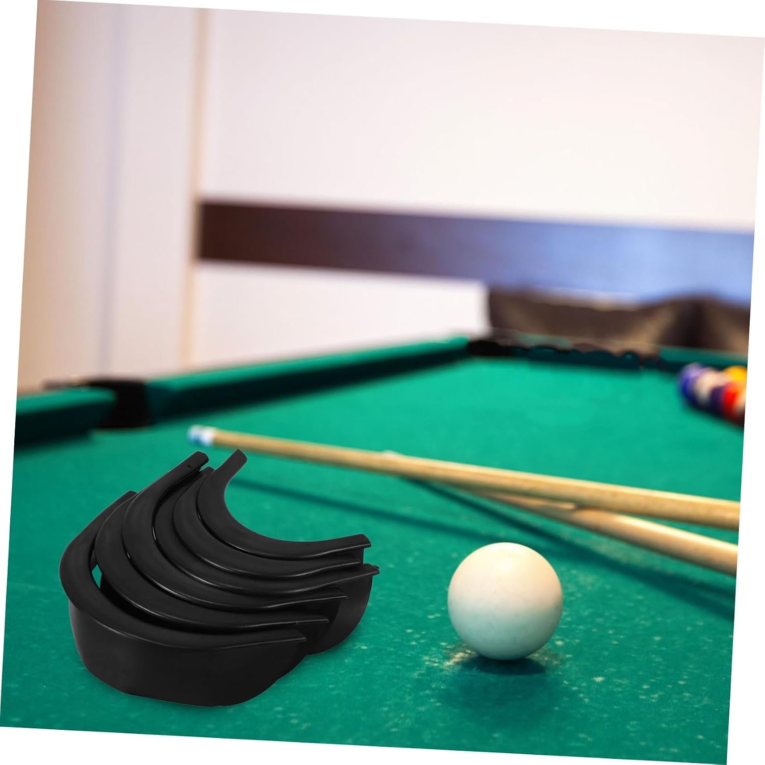 ibasenice 6pcs Billiard Hole Glue Pool Table Pocket Liners American Style Corner Pocket Liners for Billiard Table