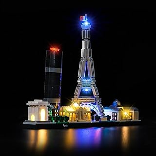 LED Lighting Compatible with Lego 21044 Paris City Skyline - JUST Lights, Light Kit Compatible with Lego Architecture 21044 Paris, NOT Included The Model Set