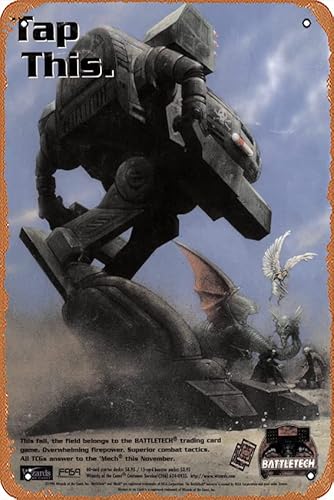 Battletech Game Poster 3 8 X 12 Inches - Retro Vintage Metal Tin Sign For Home Bar Pub Garage Decor Movie Gifts #TOP17