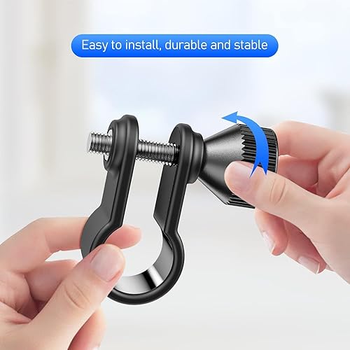 Miniatura 6 de Abrazadera de montaje de linterna de buceo ajustable de 0.94 pulgadas - Sistema de luz subacuática conector de brazo Clip de antorcha