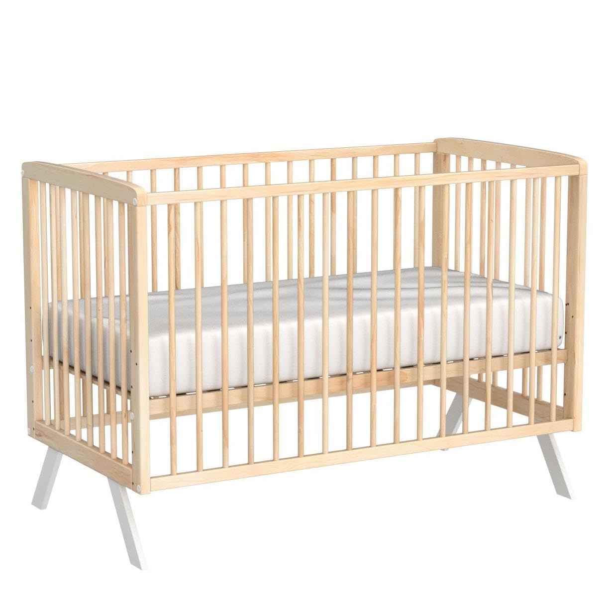 Koala CoolDreams - Lettino in legno, 120 x 60 cm, kit co-sleeper incluso