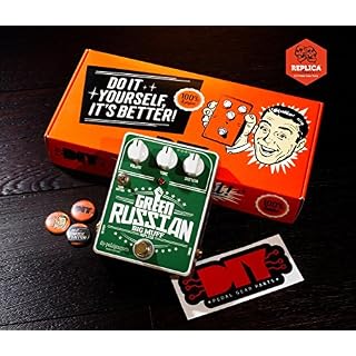 DIYPedalGearParts ® Green Russian Replica Kit pour monter une fuzz - Les Beatles, Paul McCartney, John Lennon, RIngo Starr, George Harrison