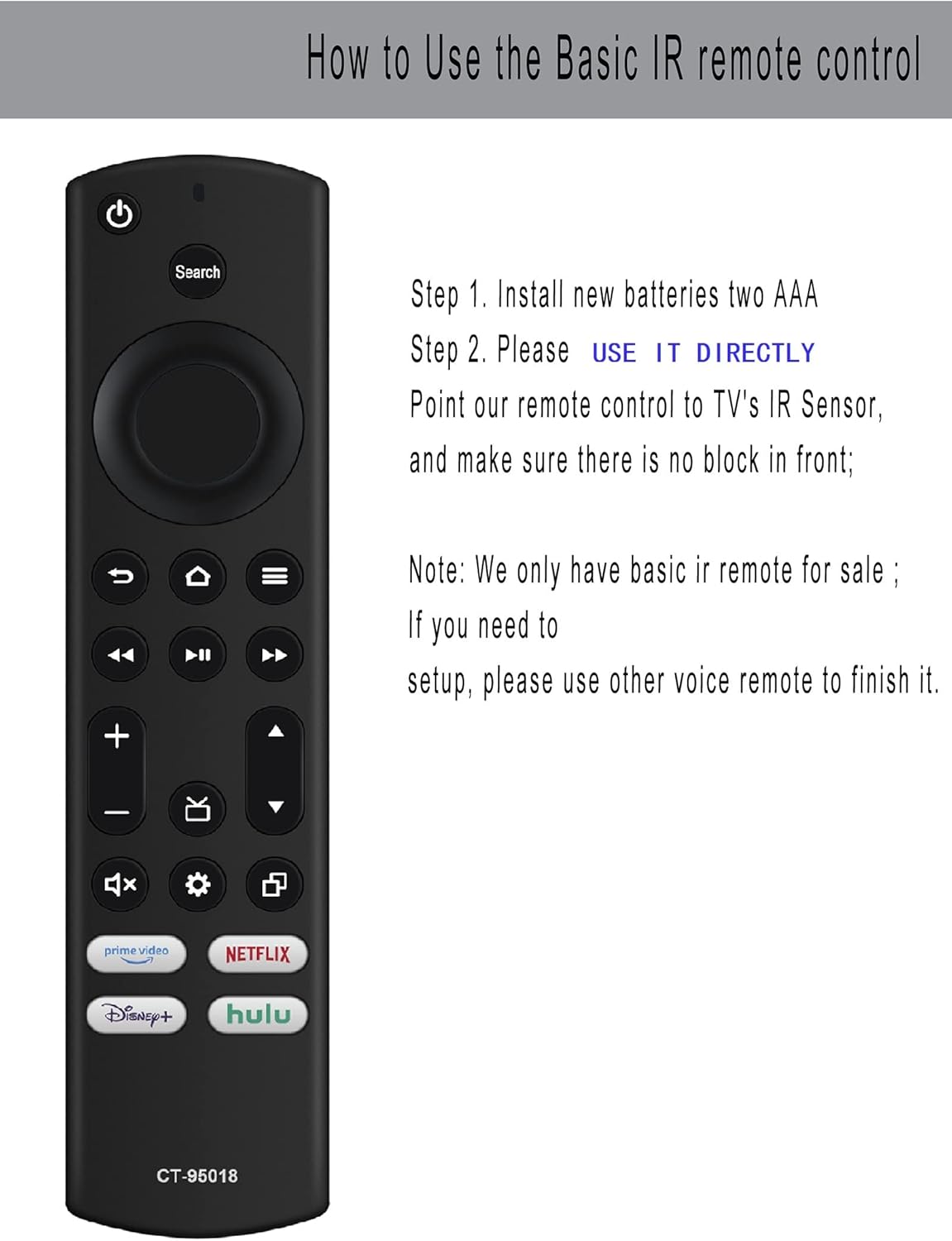 Popular Replace Remote fit for Toshiba 4K UHD Smart Fire TV 43C350KU 50C350KU 55C350KU C350 Series 40C350KU 65C350KU 75C350KU Popular Replace Remote fit for Toshiba 4K UHD Smart Fire TV 43C350KU 50C350KU 55C350KU C350 Series 40C350KU 65C350KU 75C350KU