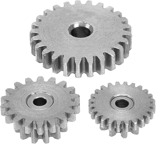 Miniatura 4 de Juego de engranajes de transmisión de acero RC 26T 19T 24T piezas de actualización compatibles con WPL D12 1/10 Escala RC Camiones