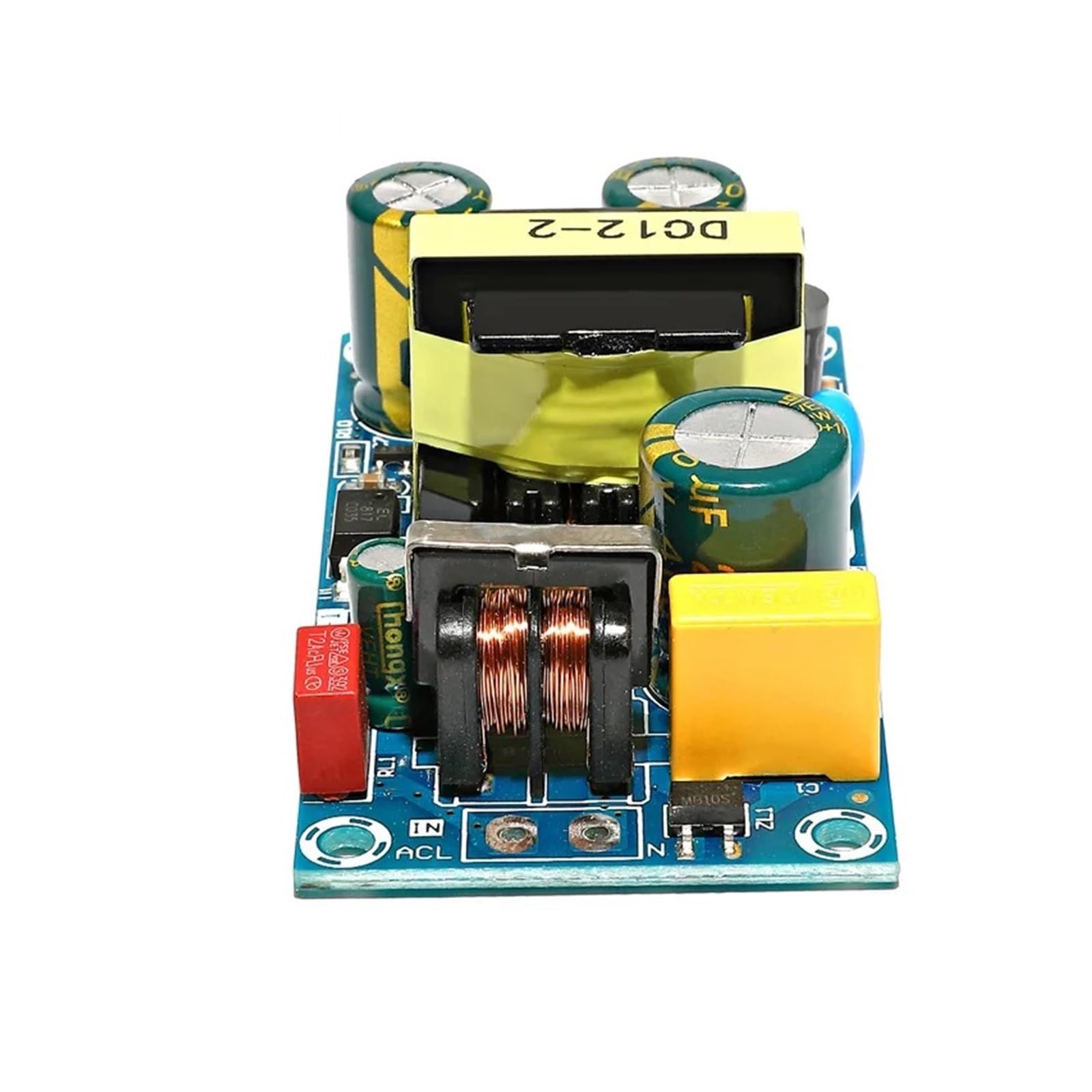 EDEDE Schaltnetzteil, AC 85-265V zu DC 5V 12V 24V Step Down Transformator Netzteil 1A 2A 4A 6A 8A 9A 13A Schaltnetzteil Modul Bare Board(24V3A)